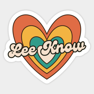 Retro Love Lee Know SKZ Sticker